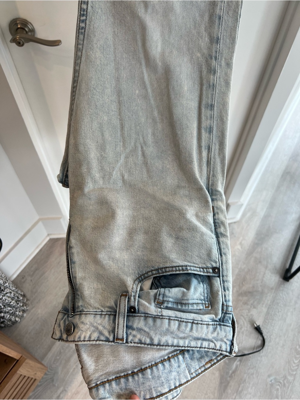 Bonobos Light Blue Slim Straight Jeans, tailored fit